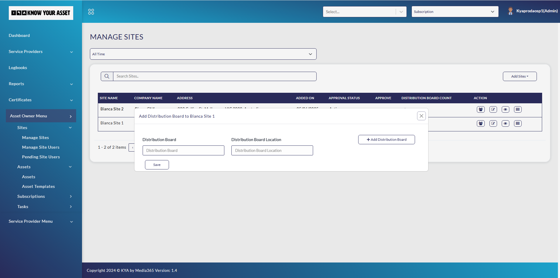 KYA Documentation